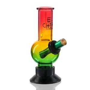 Mini Bubble 17cm Glass Bong Rasta