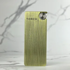 Minimalistic Torch Lighter Gold