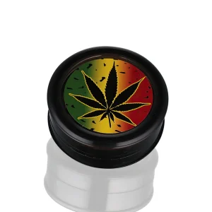 Plastic Herb Grinder 60mm Round Black