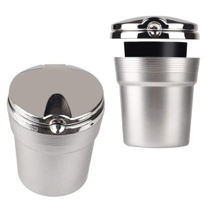 Universal Portable Ashtray Silver