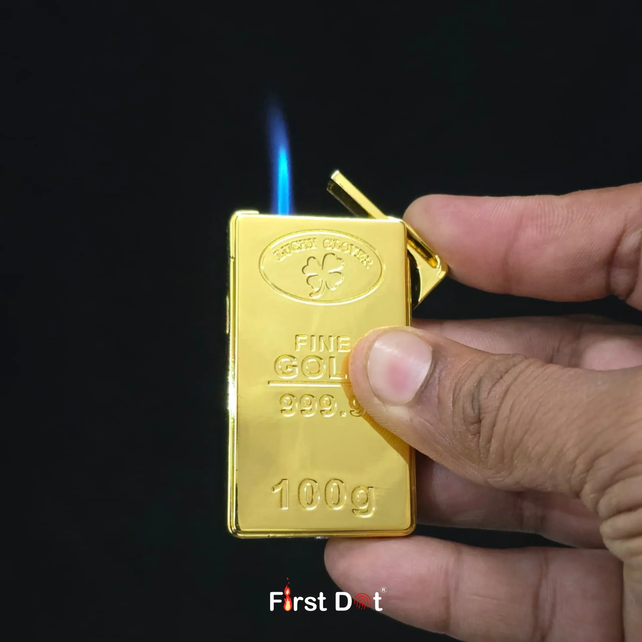 100g Gold Bar Jet Flame Lighter - Image 2