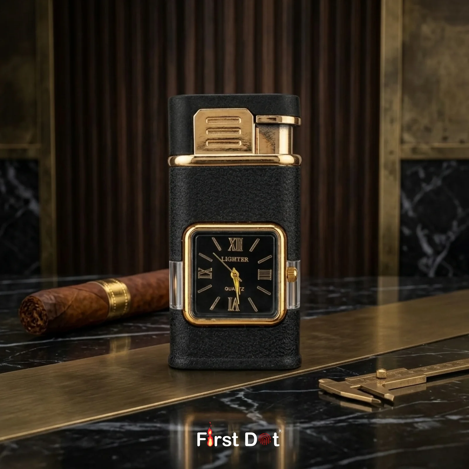 Premium Chrono Flame Watch Lighter - Image 2