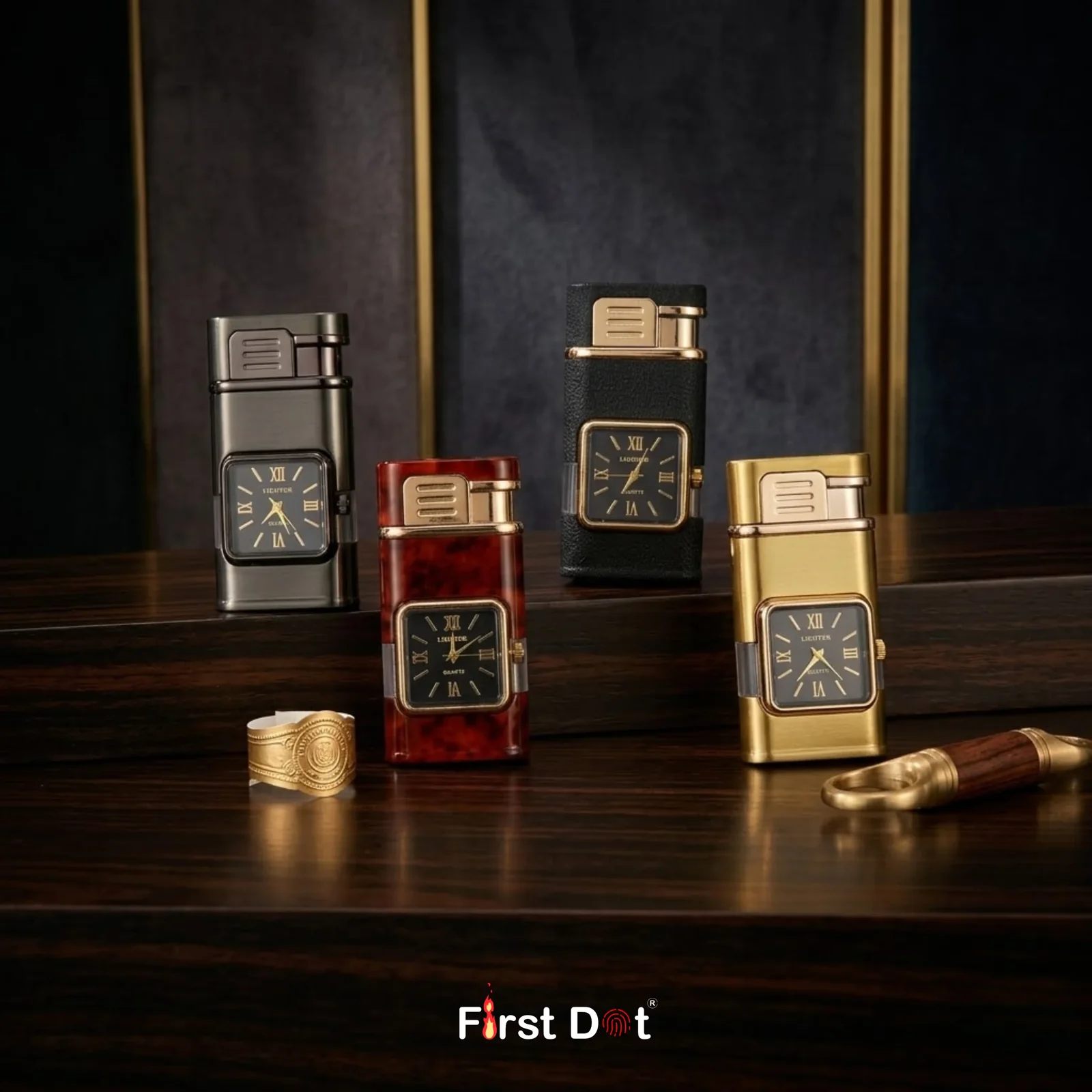 Premium Chrono Flame Watch Lighter - Image 3