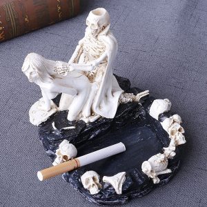 Sexy Nude & Skeleton Ashtray
