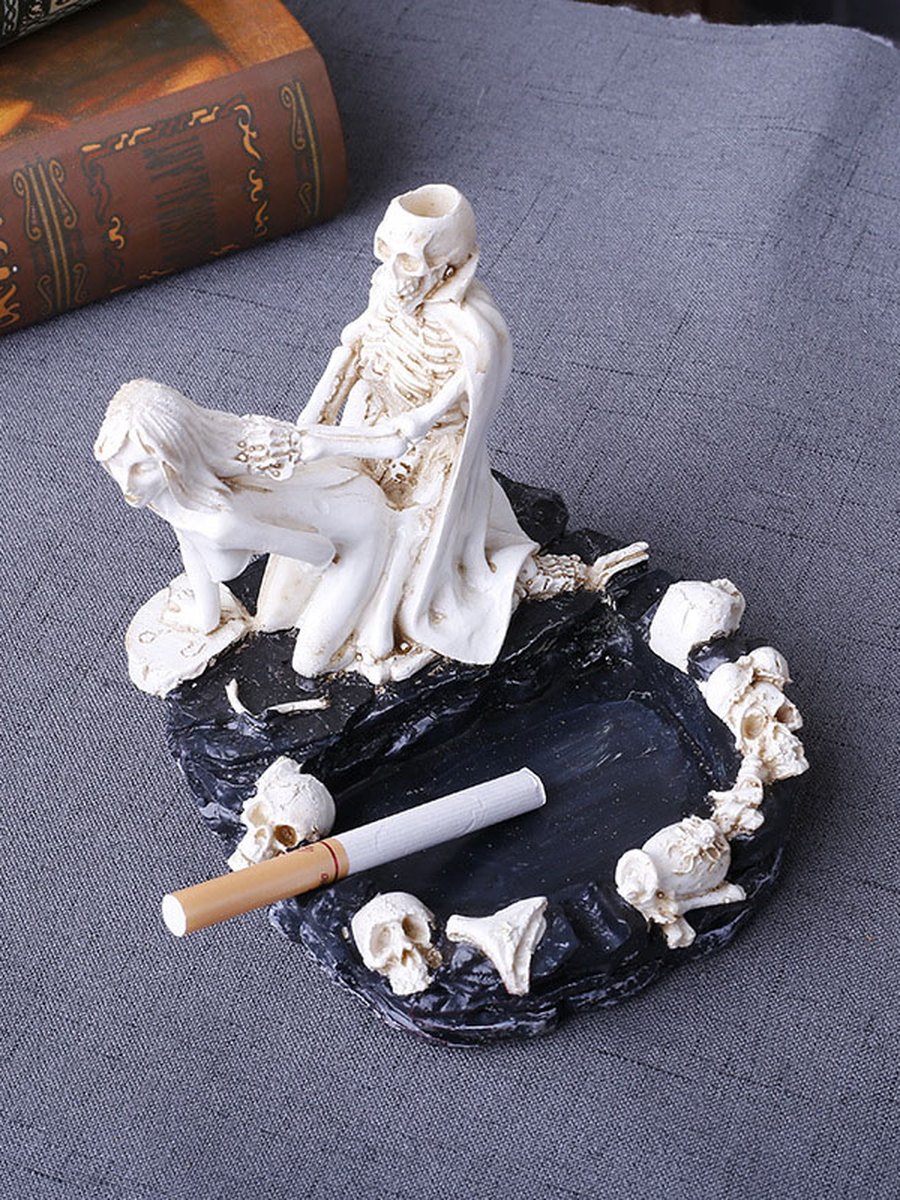 Sexy Nude & Skeleton Ashtray