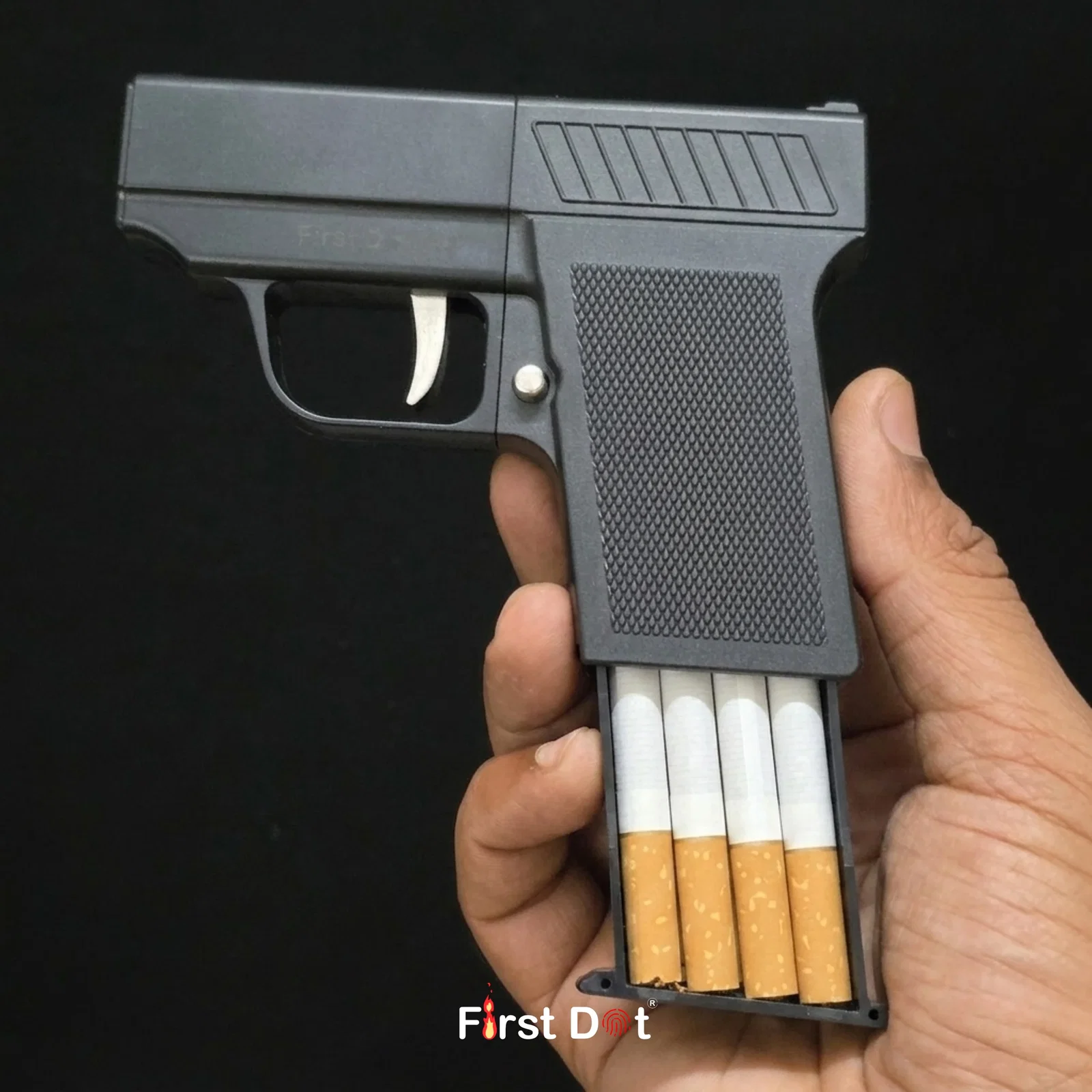 Tactical Gun Lighter with Cigarette Case - Image 2