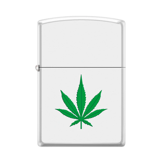 Marijuana Leaf Zippo Lighter