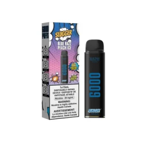 20MG - Blue Razz Peach Ice 6K Puff Slugger