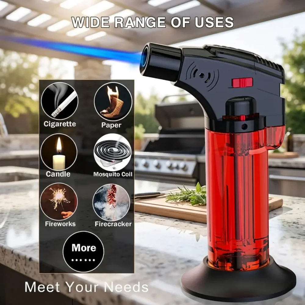 Jet Flame Lighter, Butane Gas Refill,Portable Mini Torch Lighters - Image 2