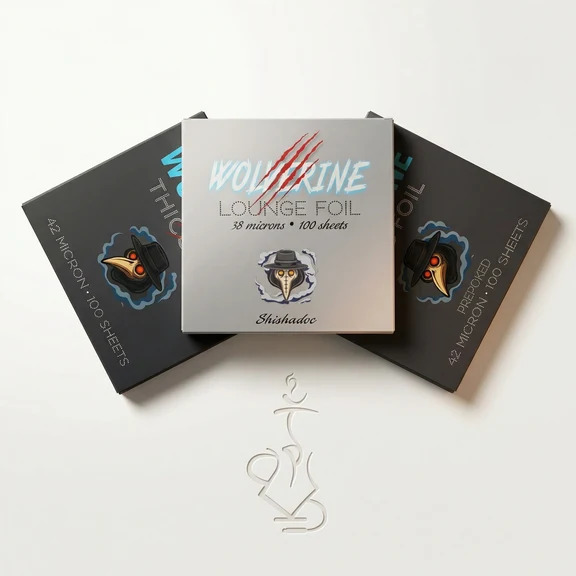 Wolverine Pre-Cut Hookah Foil 20 Sheets - Image 2