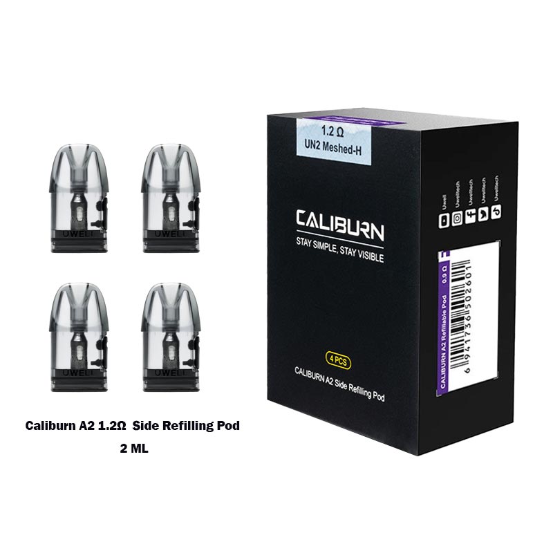 Uwell Caliburn A2 Refillable Pod – (4PCS) - Image 2